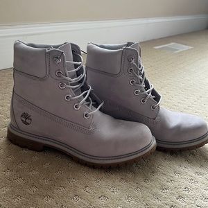 Purple Timberland Boots